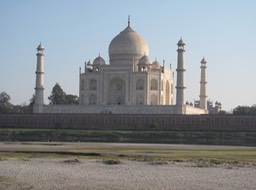 Taj Mahal from across the river